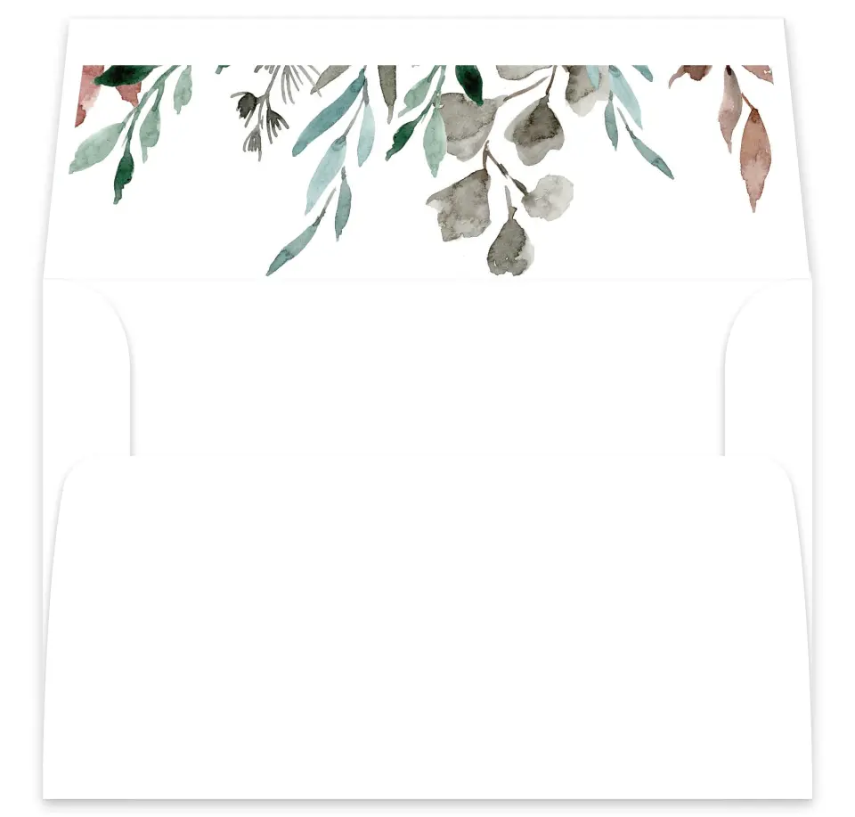 This is a  7⅝" x 7⅞" Envelope Liners (ELA) called Blissfully Fall printed in full color