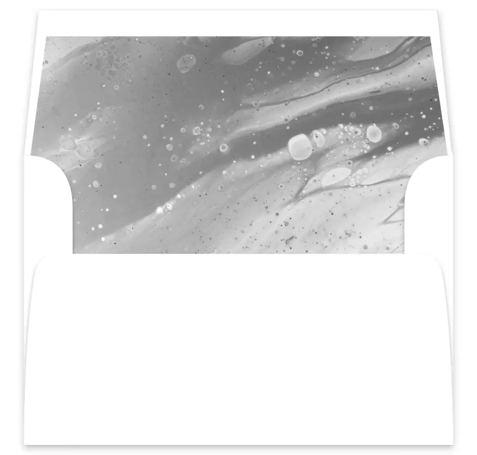 This is a  7⅝" x 7⅞" Envelope Liners (ELA) called Tender Mist printed in full color