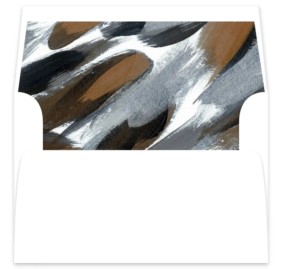 This is a  7⅝" x 7⅞" Envelope Liners (ELA) called Moody Swashes printed in full color