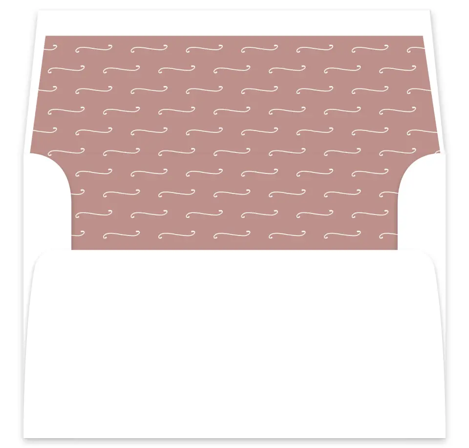 This is a  7⅝" x 7⅞" Envelope Liners (ELA) called Modern Whisper printed in full color