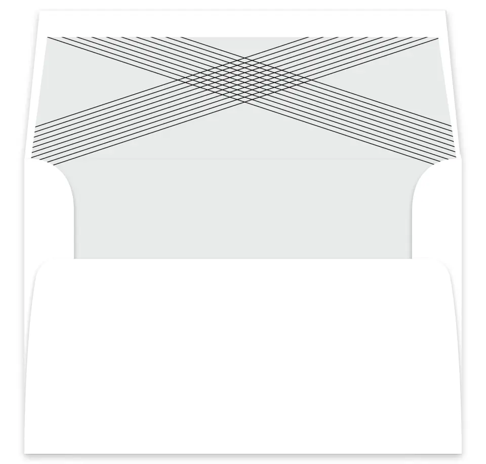 This is a  7⅝" x 7⅞" Envelope Liners (ELA) called Dearest Lines printed in full color