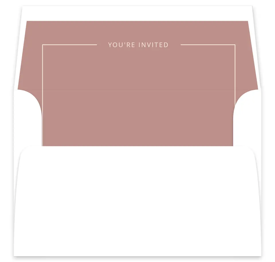 This is a  7⅝" x 7⅞" Envelope Liners (ELA) called Neat Arrangement printed in full color