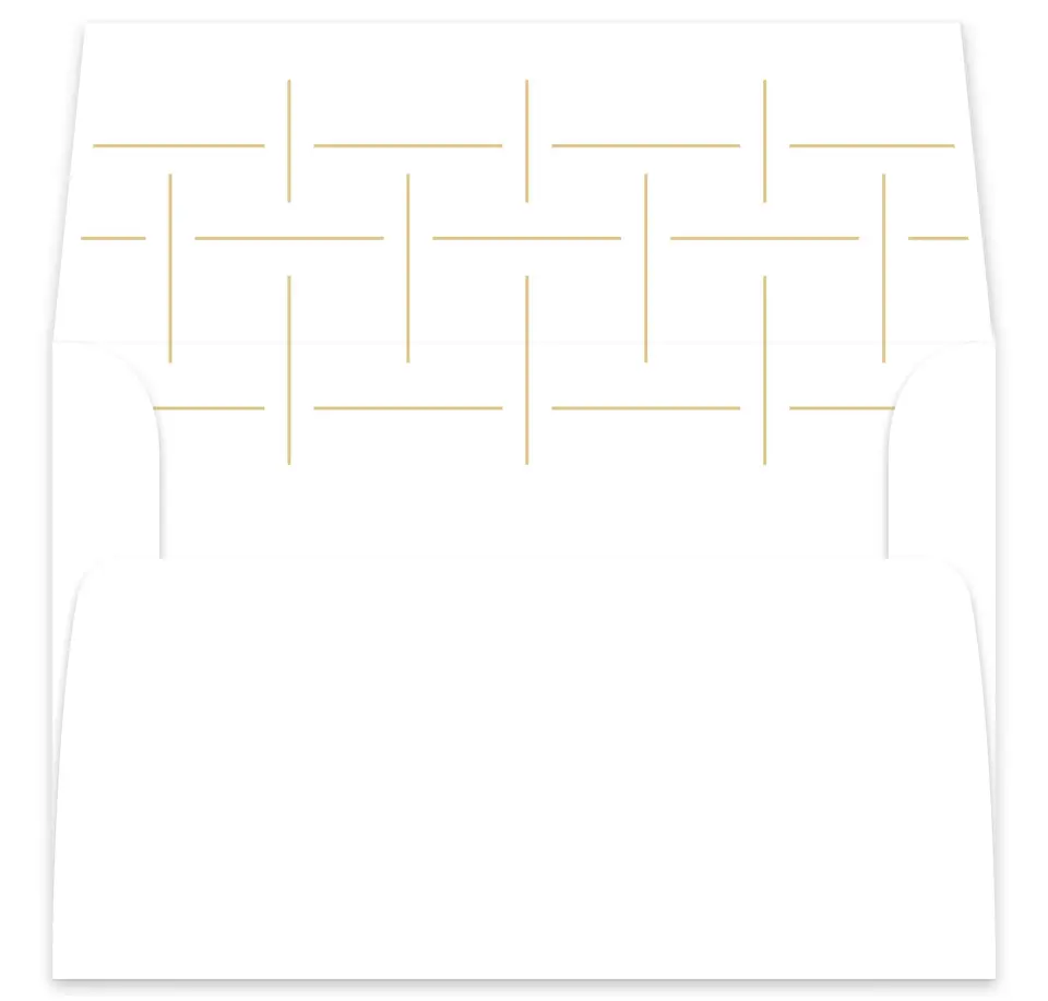 This is a  7⅝" x 7⅞" Envelope Liners (ELA) called The Proposal printed in full color