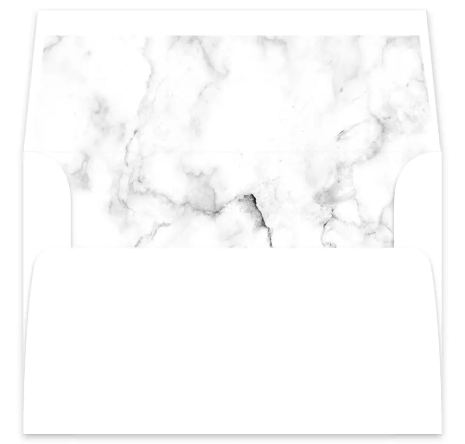 This is a  7⅝" x 7⅞" Envelope Liners (ELA) called Bold Banner printed in full color