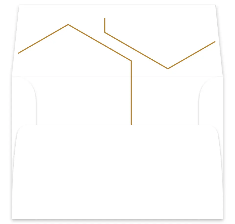 This is a  7⅝" x 7⅞" Envelope Liners (ELA) called Love's Ribbon printed in full color