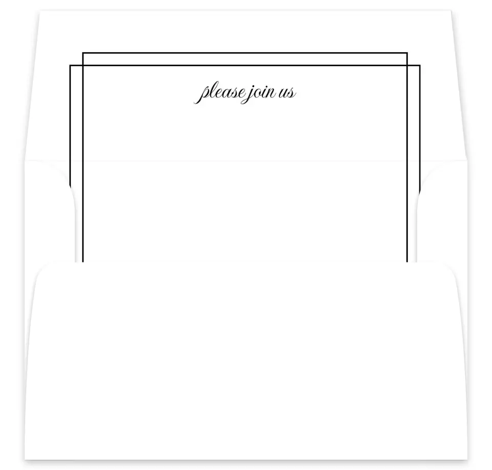This is a  7⅝" x 7⅞" Envelope Liners (ELA) called Because You're Mine printed in full color