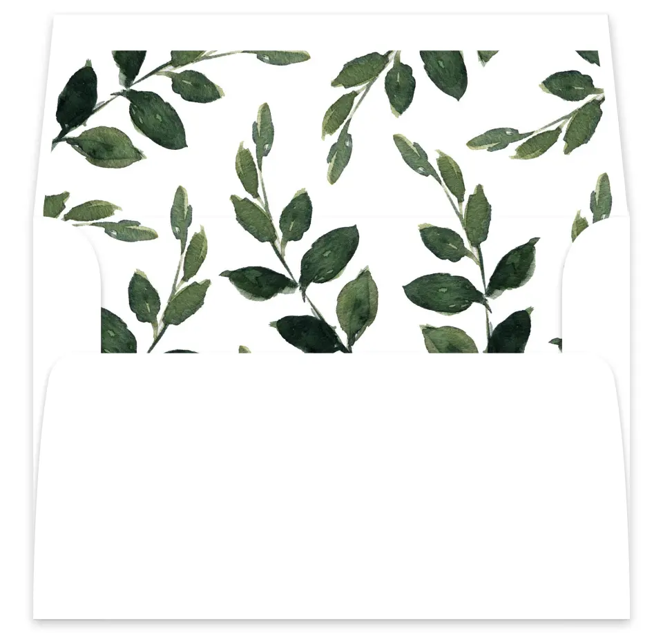 This is a  7⅝" x 7⅞" Envelope Liners (ELA) called All for Love printed in full color