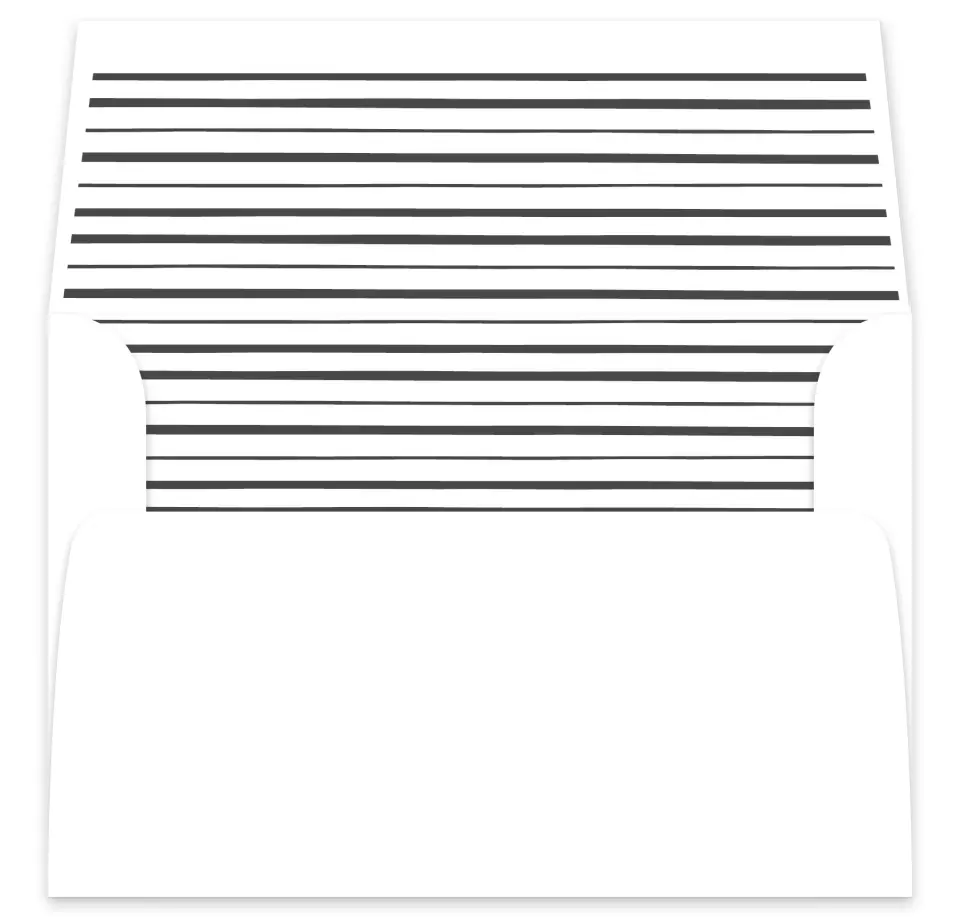 This is a  7⅝" x 7⅞" Envelope Liners (ELA) called Love on the Line printed in full color
