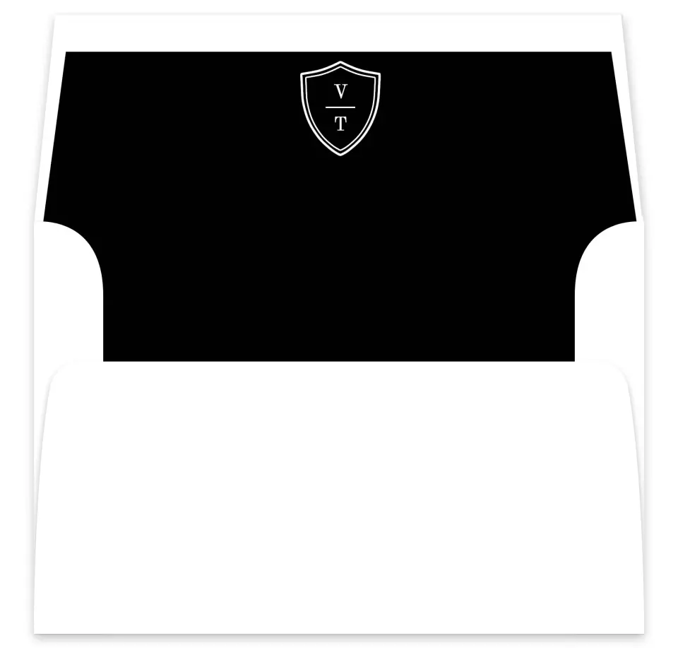 This is a  7⅝" x 7⅞" Envelope Liners (ELA) called Shield of Love printed in full color