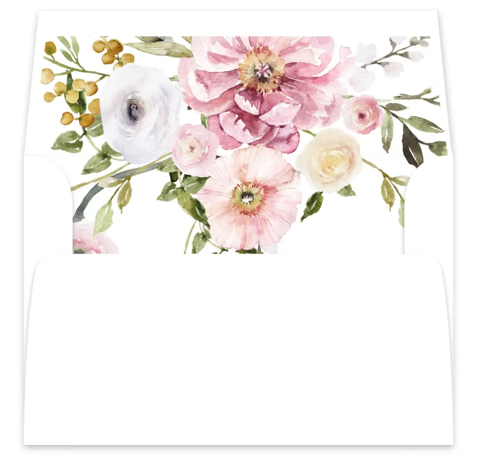 This is a  7⅝" x 7⅞" Envelope Liners (ELA) called Minimalist Type printed in full color