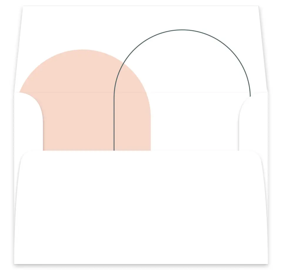 This is a  7⅝" x 7⅞" Envelope Liners (ELA) called Mod Shapes printed in full color