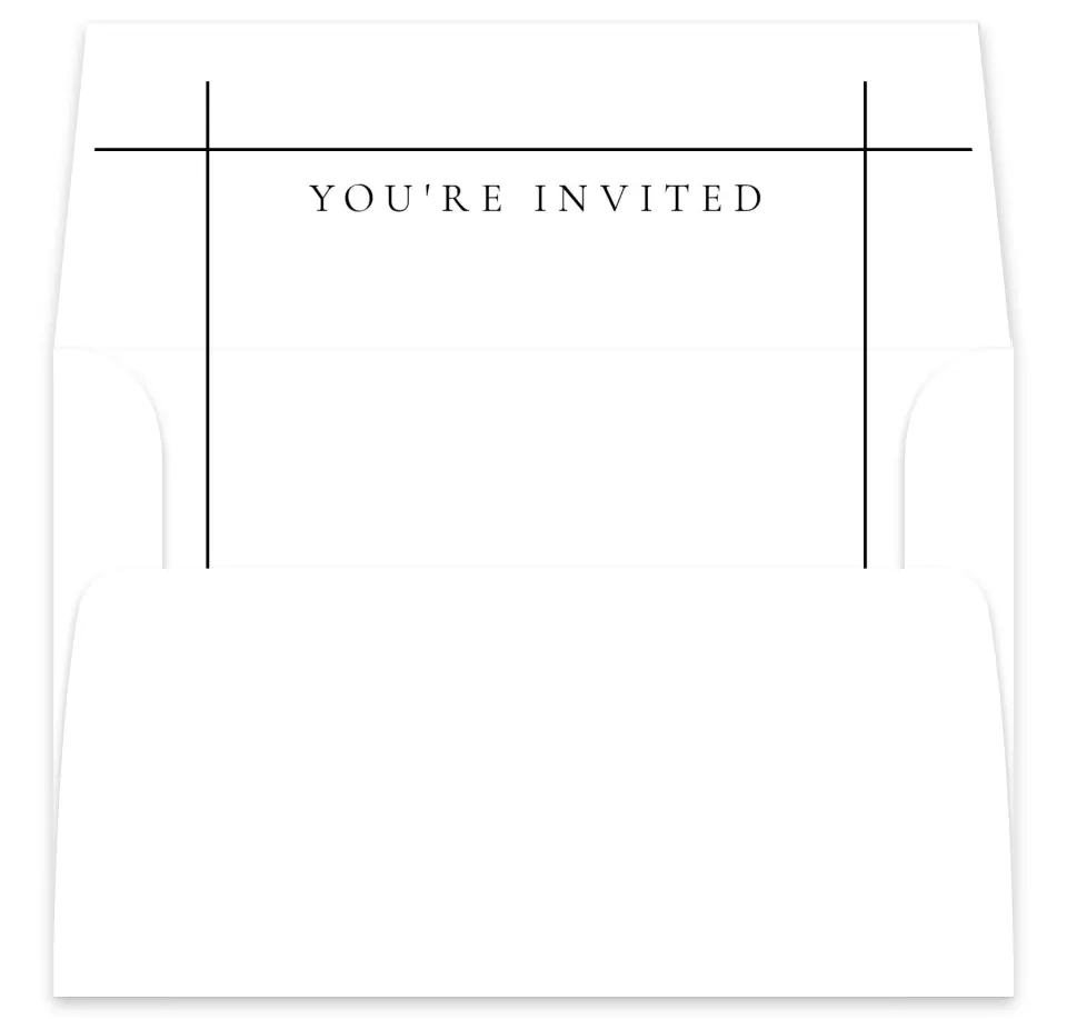 This is a  7⅝" x 7⅞" Envelope Liners (ELA) called Modern Trim printed in full color