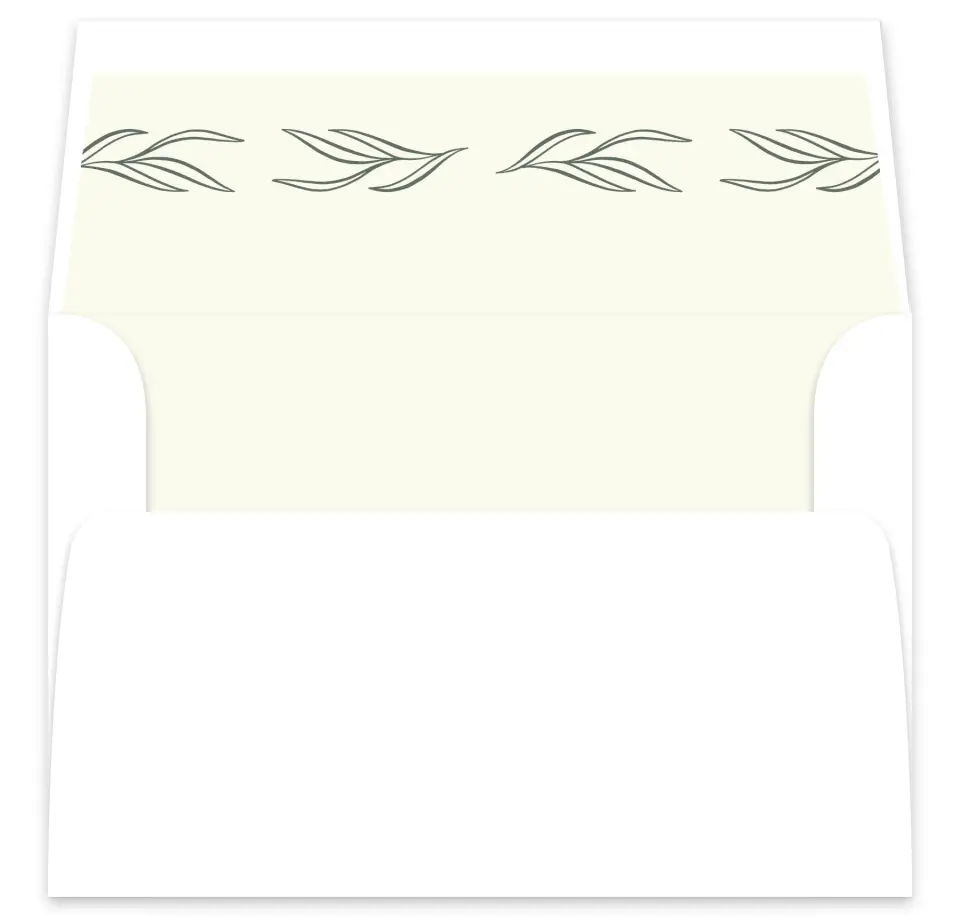This is a  7⅝" x 7⅞" Envelope Liners (ELA) called Whisper Twig printed in full color