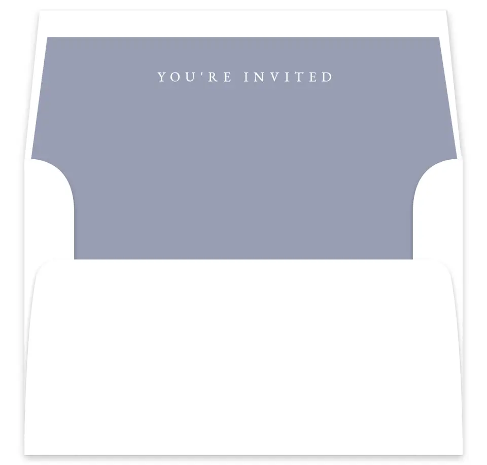 This is a  7⅝" x 7⅞" Envelope Liners (ELA) called Dainty Wreath printed in full color