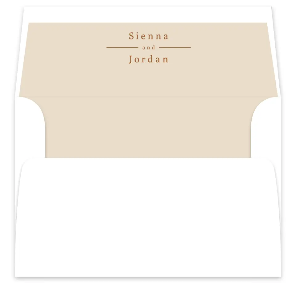 This is a  7⅝" x 7⅞" Envelope Liners (ELA) called Threads of Love printed in full color