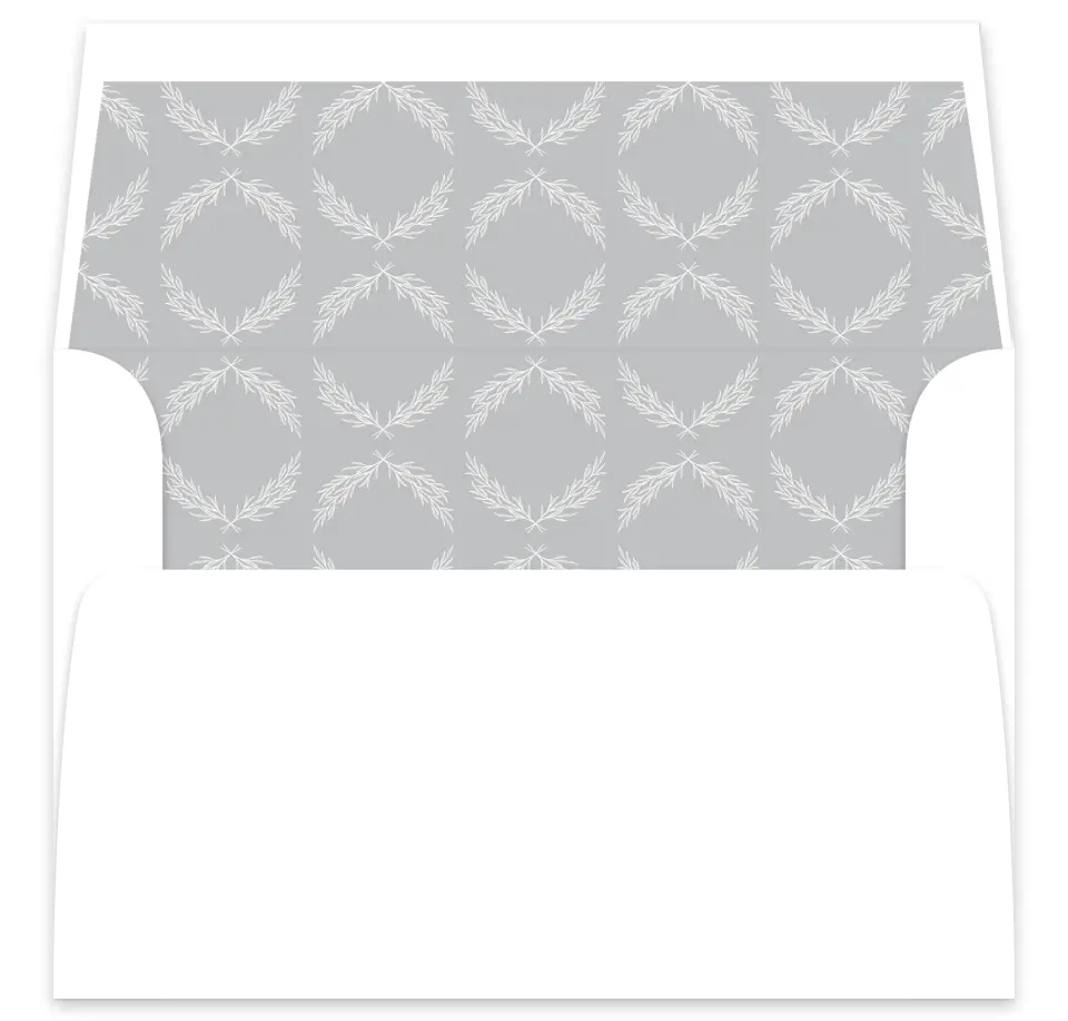 This is a  7⅝" x 7⅞" Envelope Liners (ELA) called Soft Sprig printed in full color