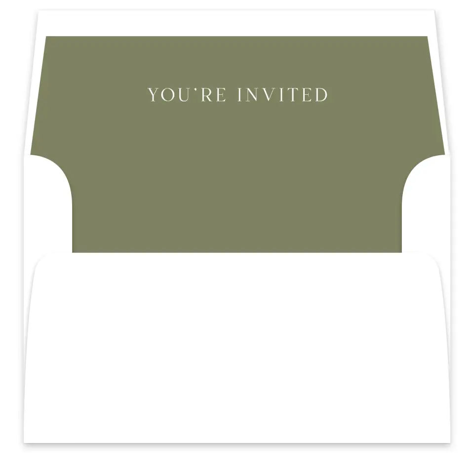 This is a  7⅝" x 7⅞" Envelope Liners (ELA) called Leaves of Love printed in full color