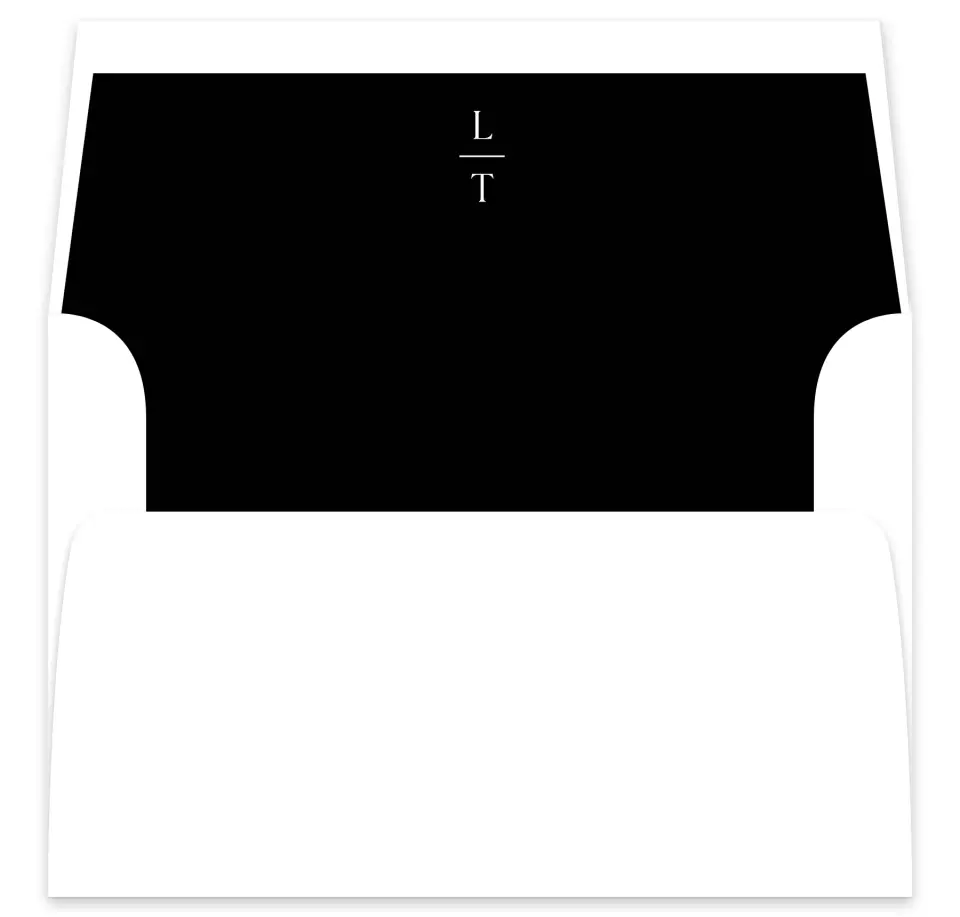 This is a  7⅝" x 7⅞" Envelope Liners (ELA) called The Lauren printed in full color