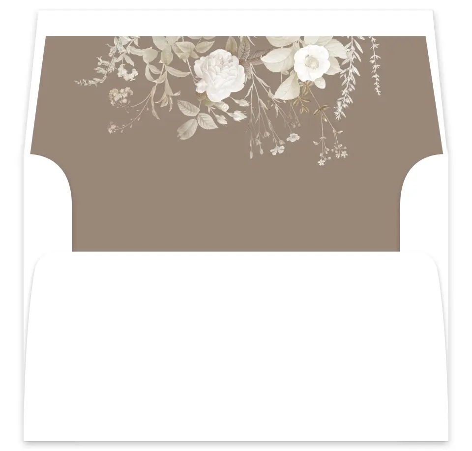 This is a  7⅝" x 7⅞" Envelope Liners (ELA) called The Everly printed in full color