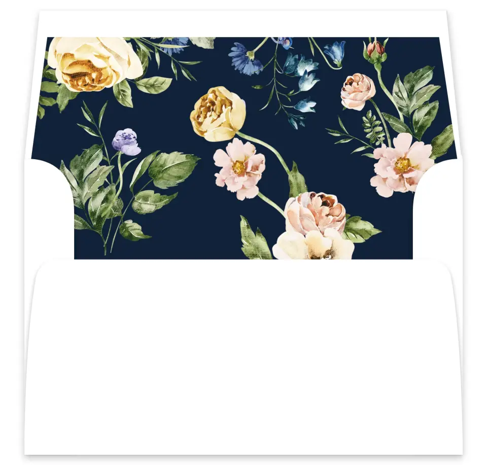 This is a  7⅝" x 7⅞" Envelope Liners (ELA) called The Natalie printed in full color
