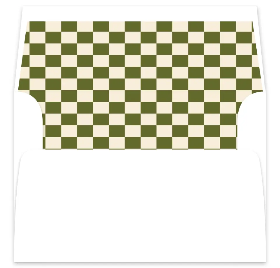 This is a  7⅝" x 7⅞" Envelope Liners (ELA) called Desert Funk printed in full color