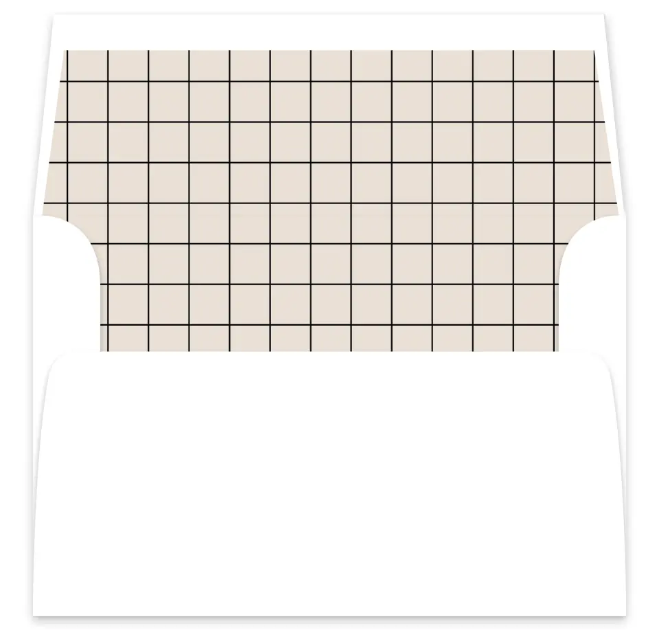 This is a  7⅝" x 7⅞" Envelope Liners (ELA) called The Samantha printed in full color