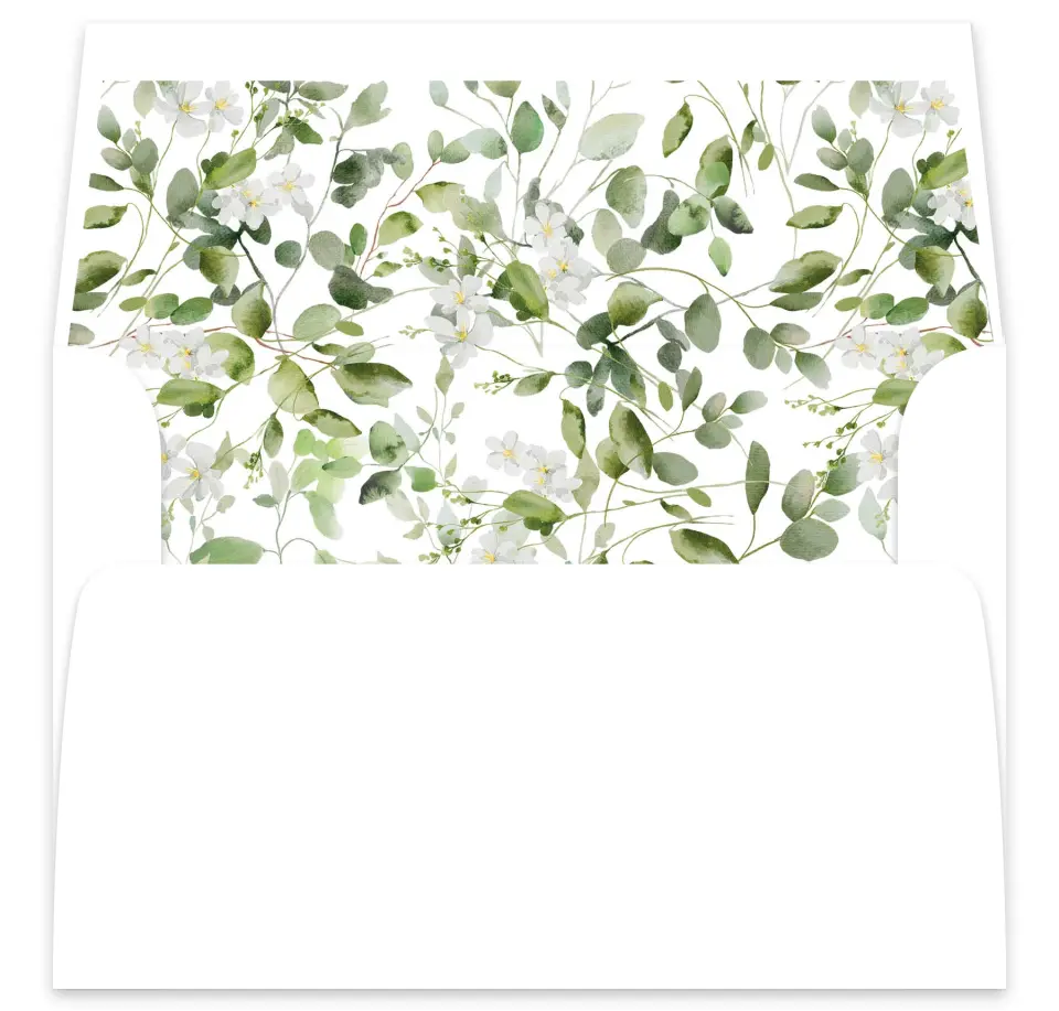 This is a  7⅝" x 7⅞" Envelope Liners (ELA) called The Zoey printed in full color