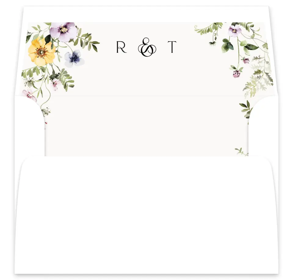 This is a  7⅝" x 7⅞" Envelope Liners (ELA) called The Ruby printed in full color