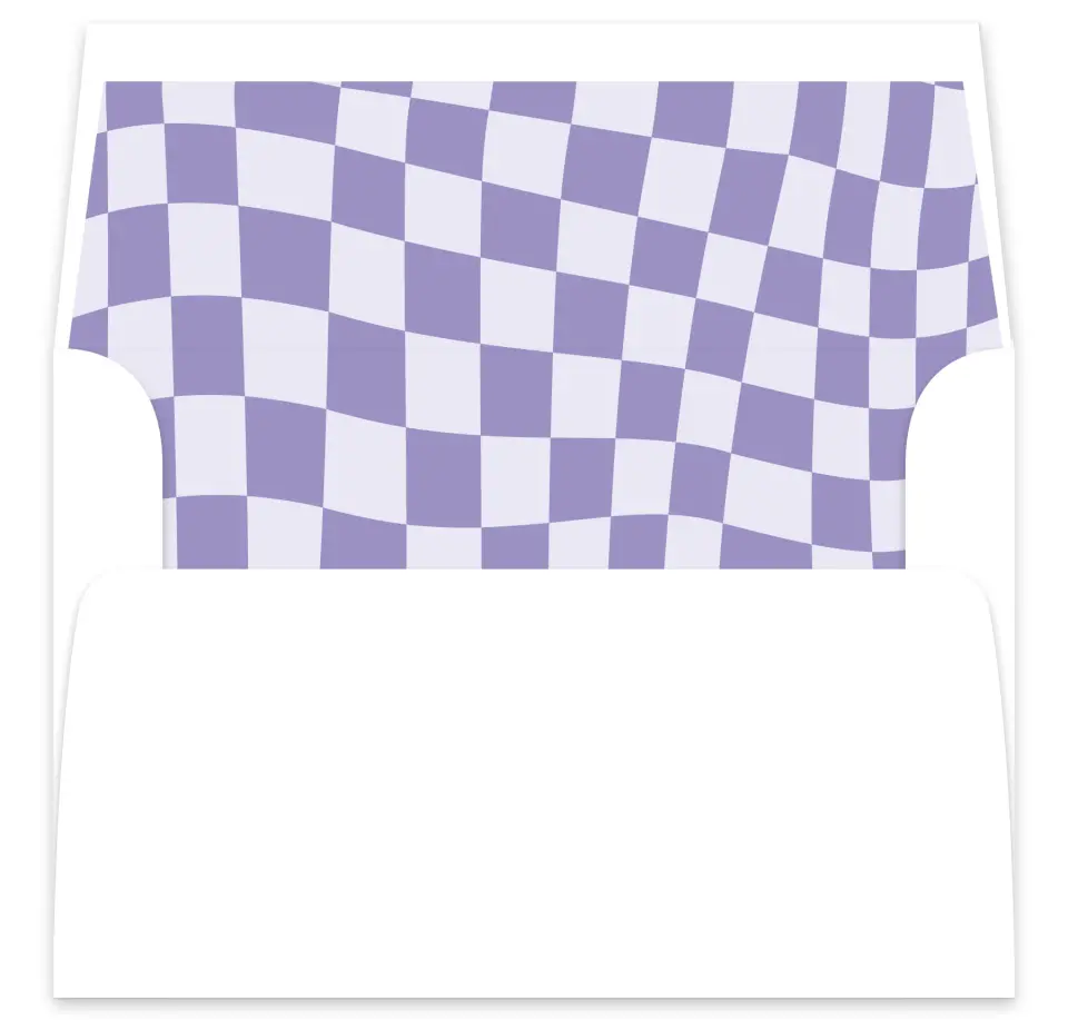 This is a  7⅝" x 7⅞" Envelope Liners (ELA) called The Karly printed in full color