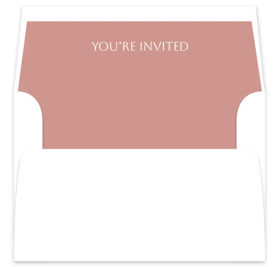 This is a  7⅝" x 7⅞" Envelope Liners (ELA) called Mauvelous printed in full color