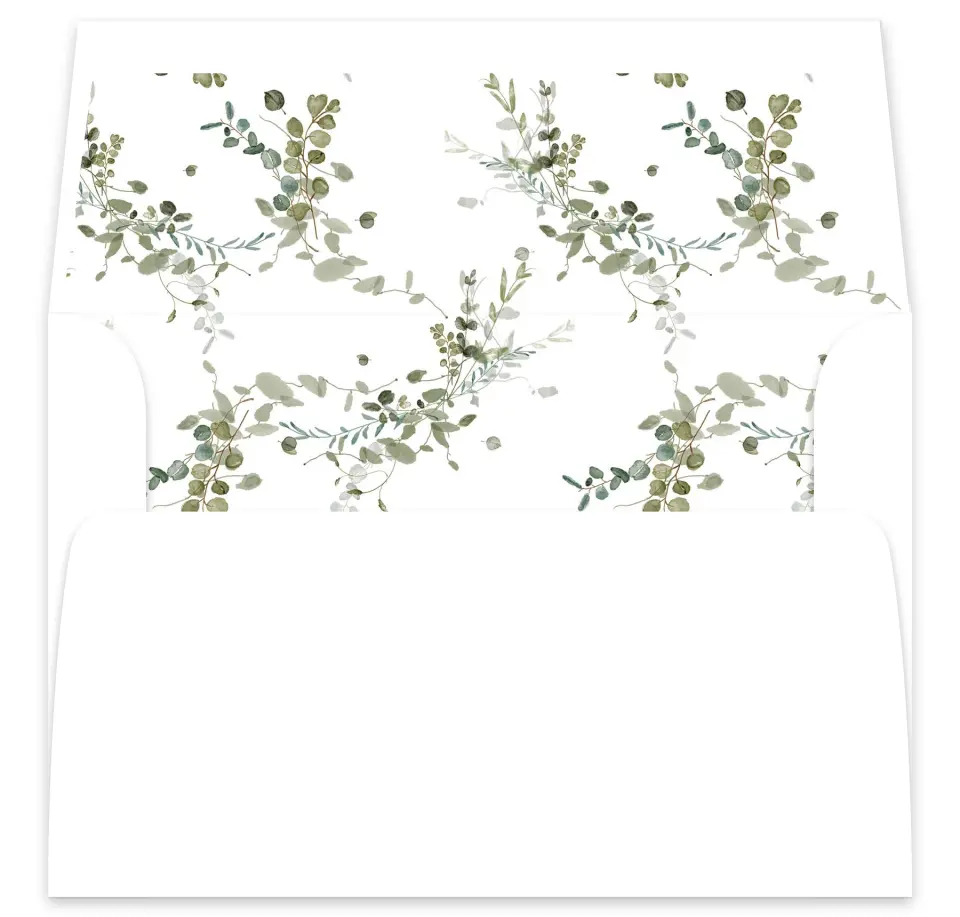 This is a  7⅝" x 7⅞" Envelope Liners (ELA) called The Hailey printed in full color
