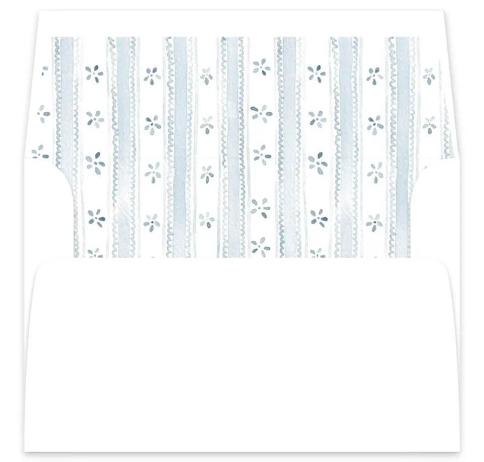 This is a  7⅝" x 7⅞" Envelope Liners (ELA) called Southern Belle printed in full color