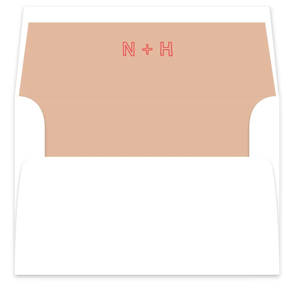 This is a  7⅝" x 7⅞" Envelope Liners (ELA) called Bold & Bright printed in full color