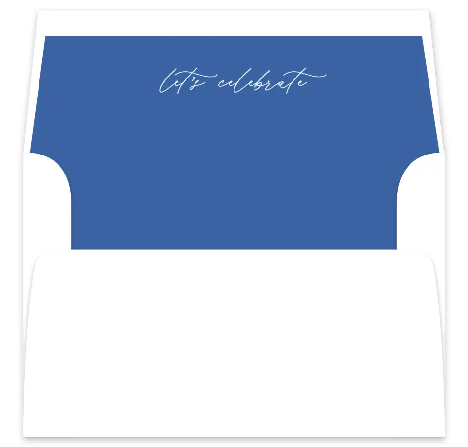This is a  7⅝" x 7⅞" Envelope Liners (ELA) called Forever and Ever printed in full color