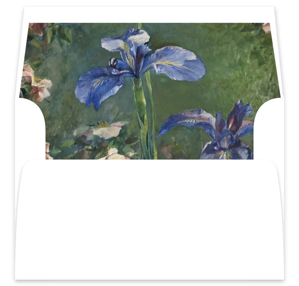 This is a  7⅝" x 7⅞" Envelope Liners (ELA) called The Addison printed in full color