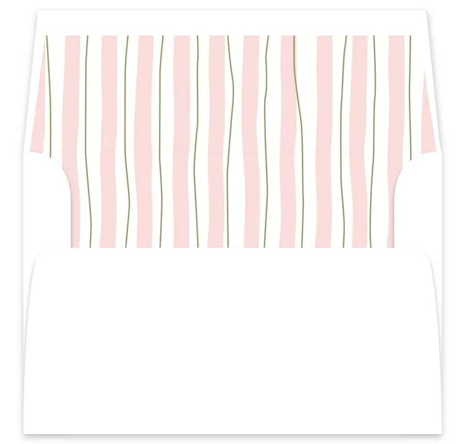 This is a  7⅝" x 7⅞" Envelope Liners (ELA) called The Jolene printed in full color