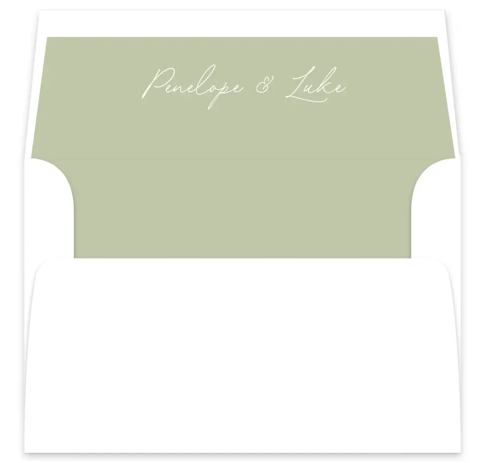 This is a  7⅝" x 7⅞" Envelope Liners (ELA) called The Penelope printed in full color