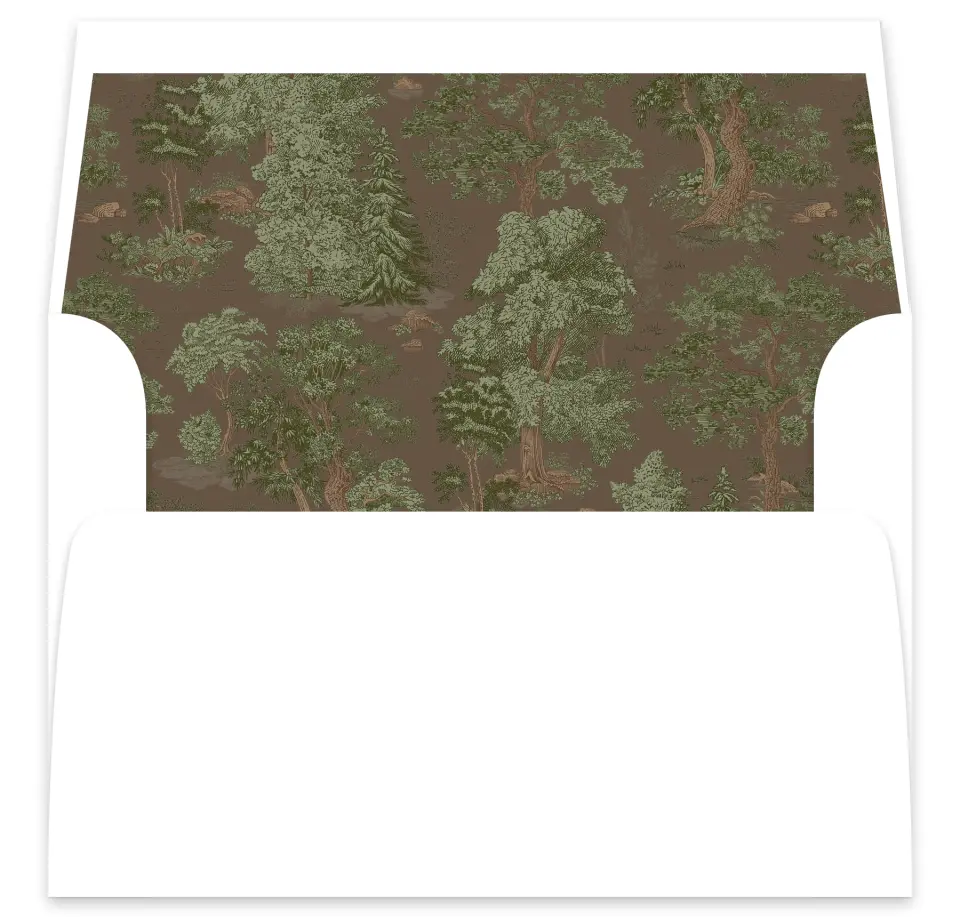 This is a  7⅝" x 7⅞" Envelope Liners (ELA) called Holloway printed in full color