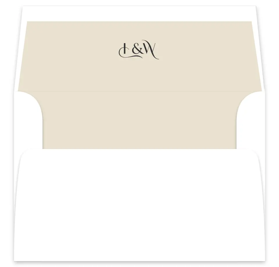 This is a  7⅝" x 7⅞" Envelope Liners (ELA) called Winter Wildflowers printed in full color