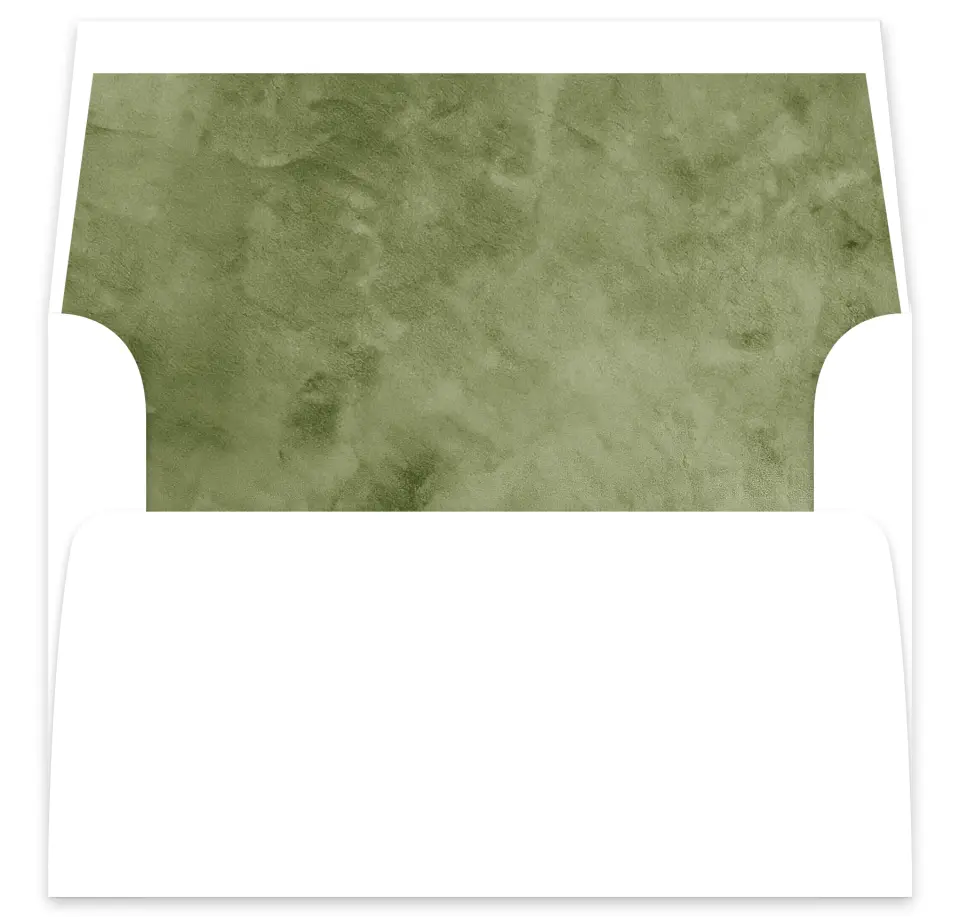 This is a  7⅝" x 7⅞" Envelope Liners (ELA) called Elegant Autumn printed in full color