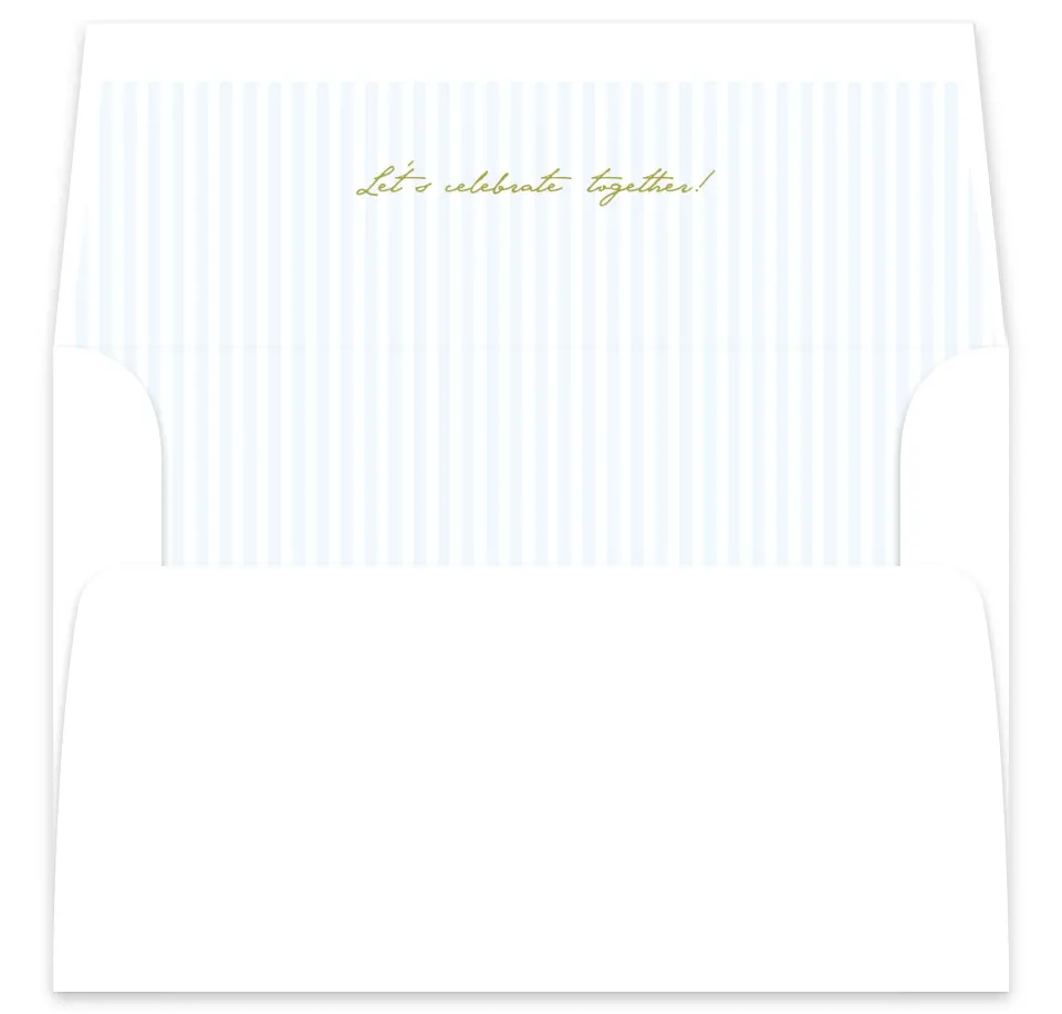 This is a  7⅝" x 7⅞" Envelope Liners (ELA) called With Love printed in full color