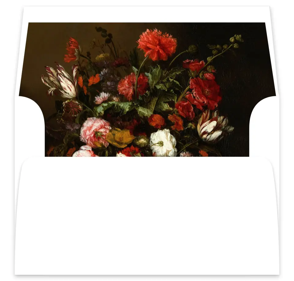This is a  7⅝" x 7⅞" Envelope Liners (ELA) called Montecito printed in full color