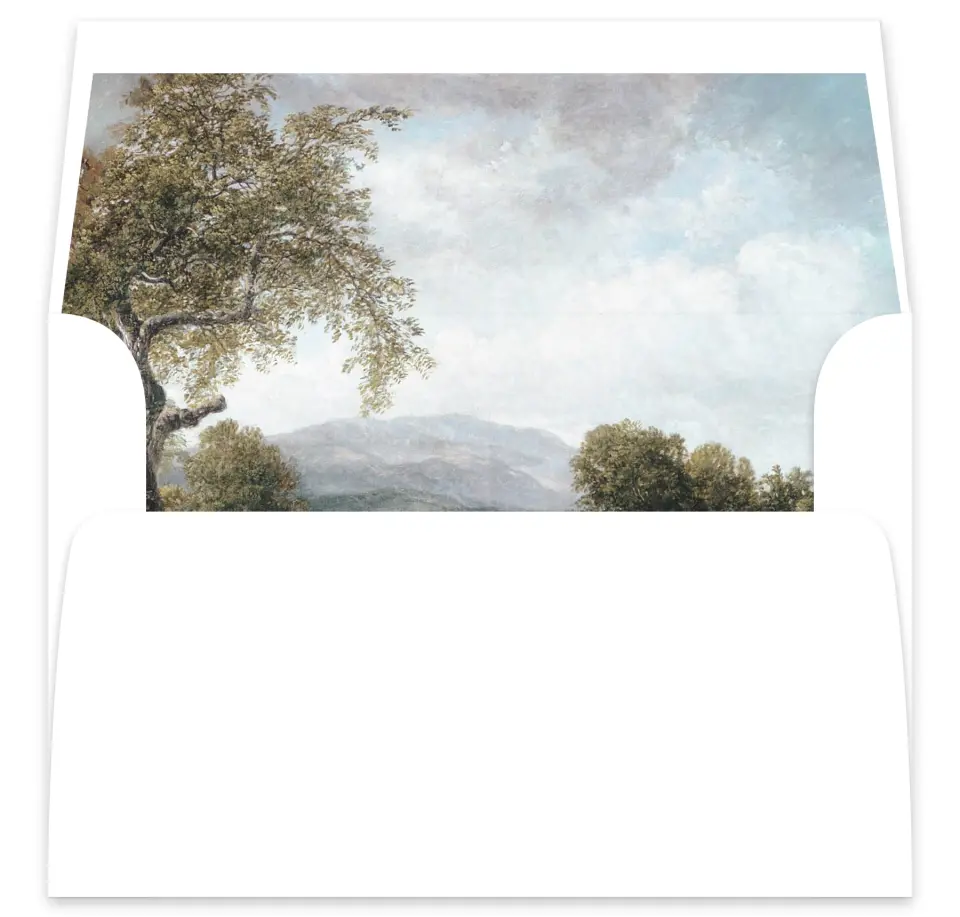 This is a  7⅝" x 7⅞" Envelope Liners (ELA) called Watch Hill printed in full color