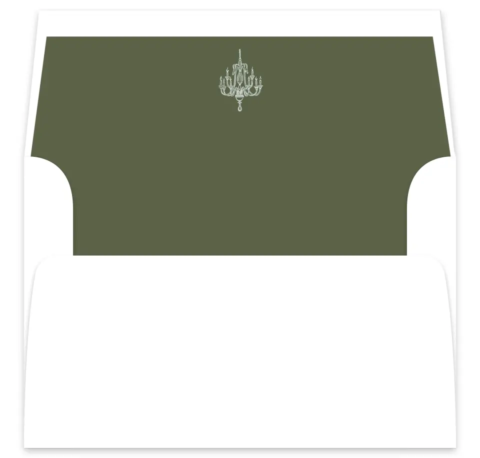 This is a  7⅝" x 7⅞" Envelope Liners (ELA) called Foxfire printed in full color