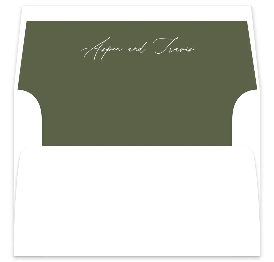 This is a  7⅝" x 7⅞" Envelope Liners (ELA) called Willowmere printed in full color