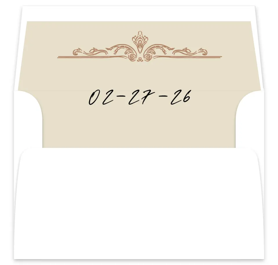 This is a  7⅝" x 7⅞" Envelope Liners (ELA) called Nazareth & Stone printed in full color