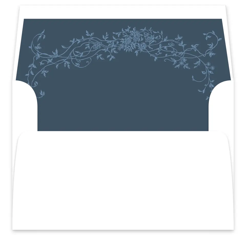 This is a  7⅝" x 7⅞" Envelope Liners (ELA) called Vintage Reverie printed in full color