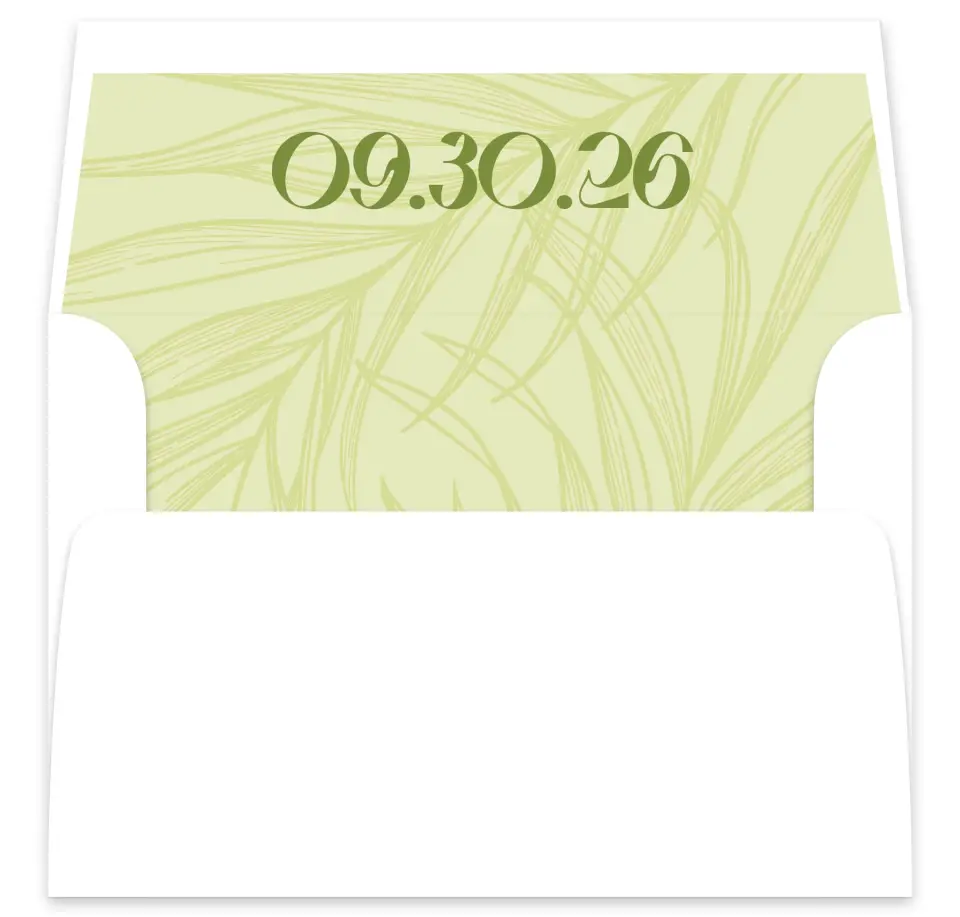 This is a  7⅝" x 7⅞" Envelope Liners (ELA) called Zephyr printed in full color