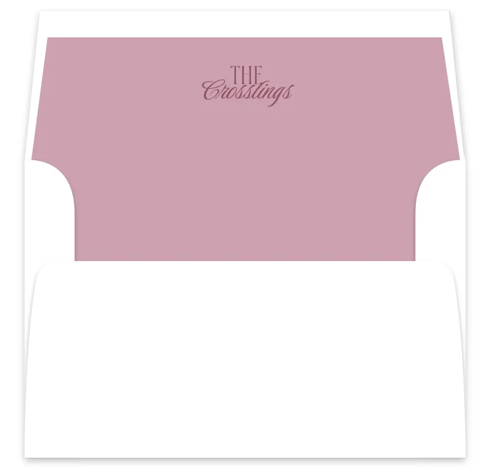 This is a  7⅝" x 7⅞" Envelope Liners (ELA) called Ornate Garden printed in full color