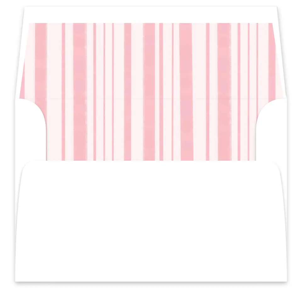 This is a  7⅝" x 7⅞" Envelope Liners (ELA) called Blushing Whimsy printed in full color